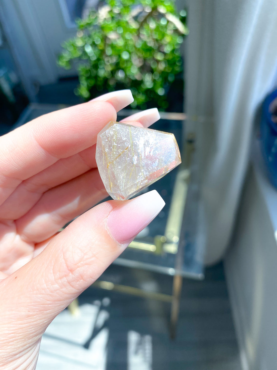 Small Golden Rutile Mini Freeform 