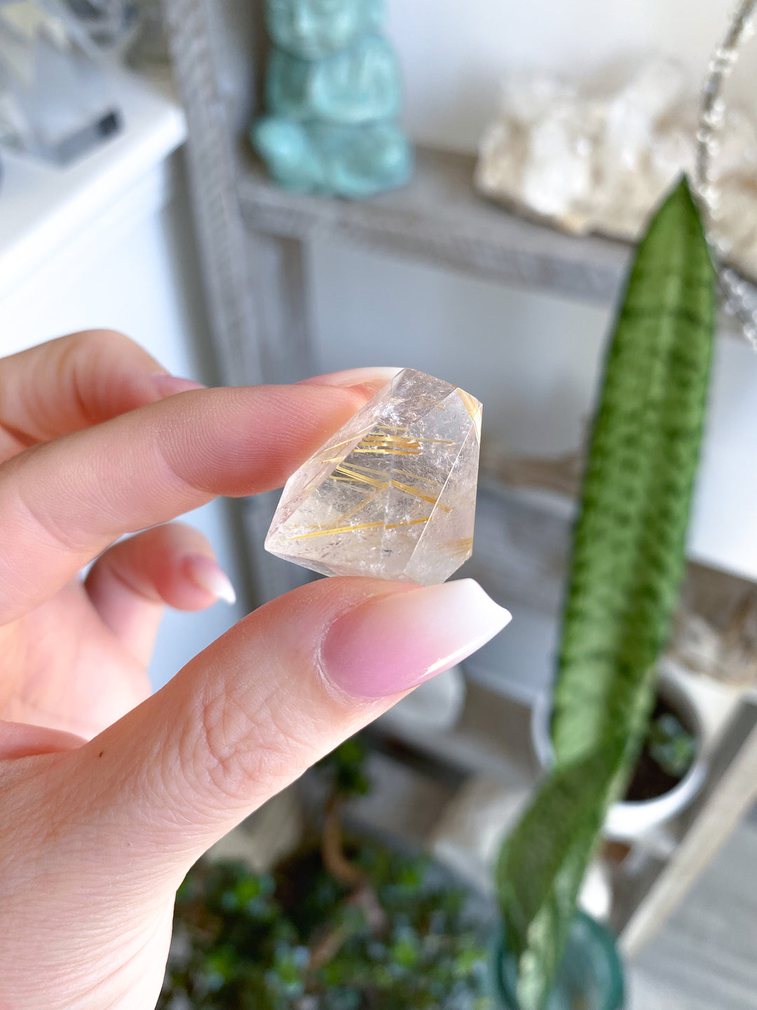 Small Golden Rutile Mini Freeform 