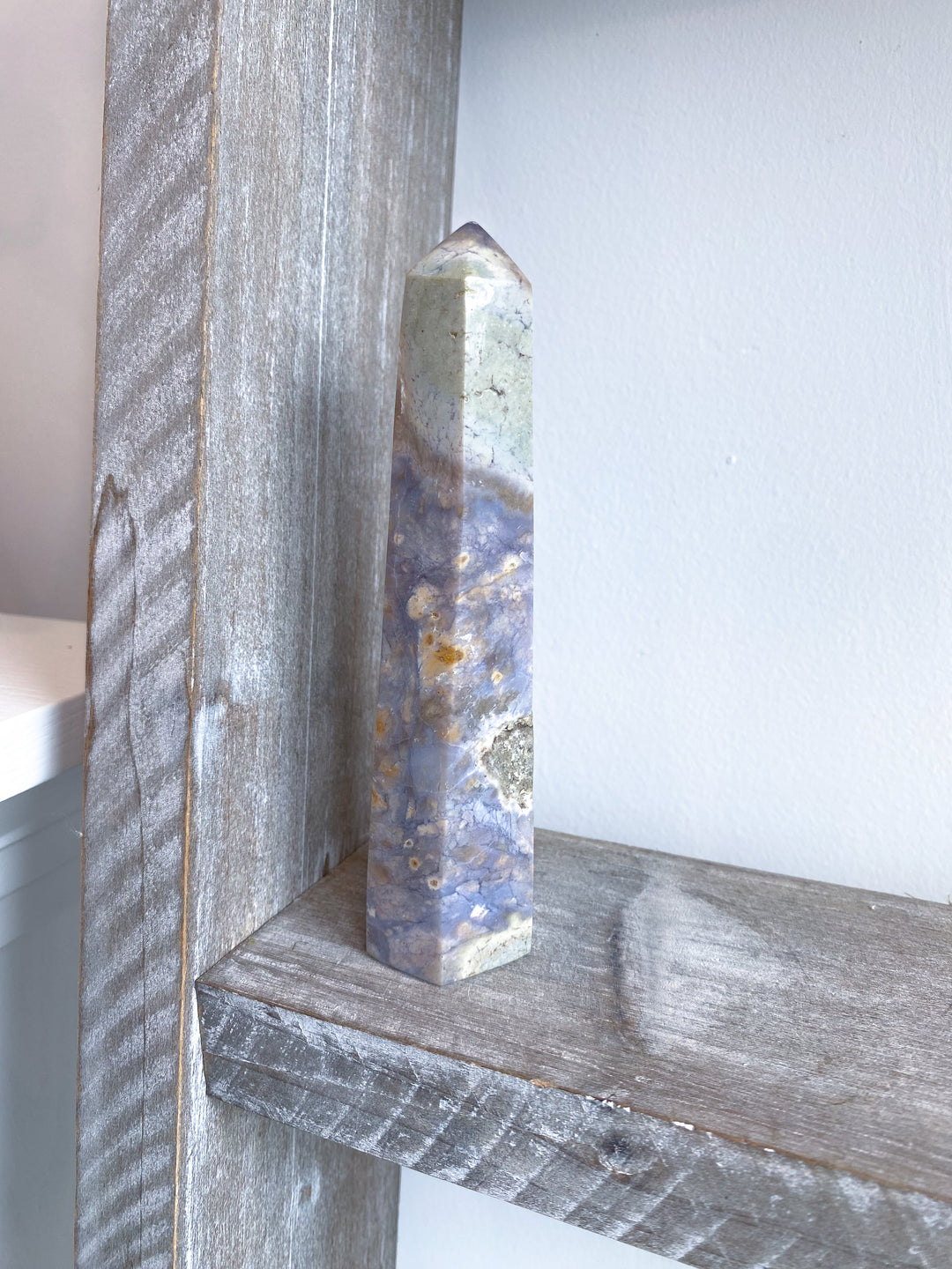 5" Purple Chalcedony Tower #1