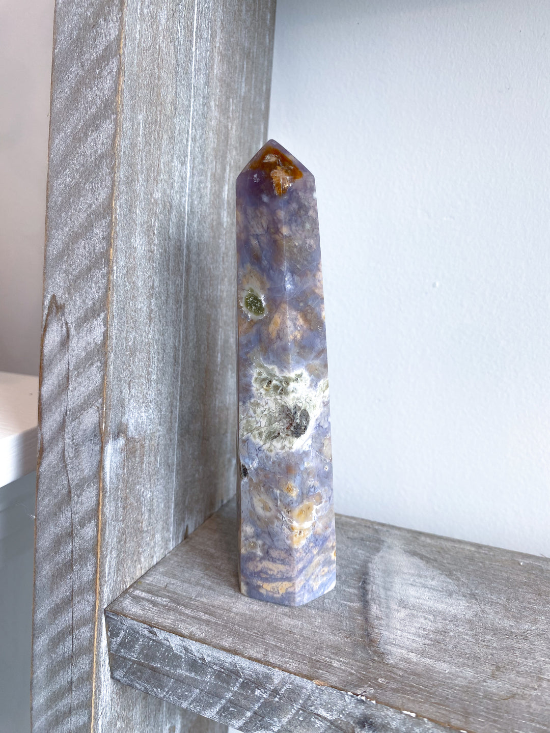 5" Purple Chalcedony Tower #1