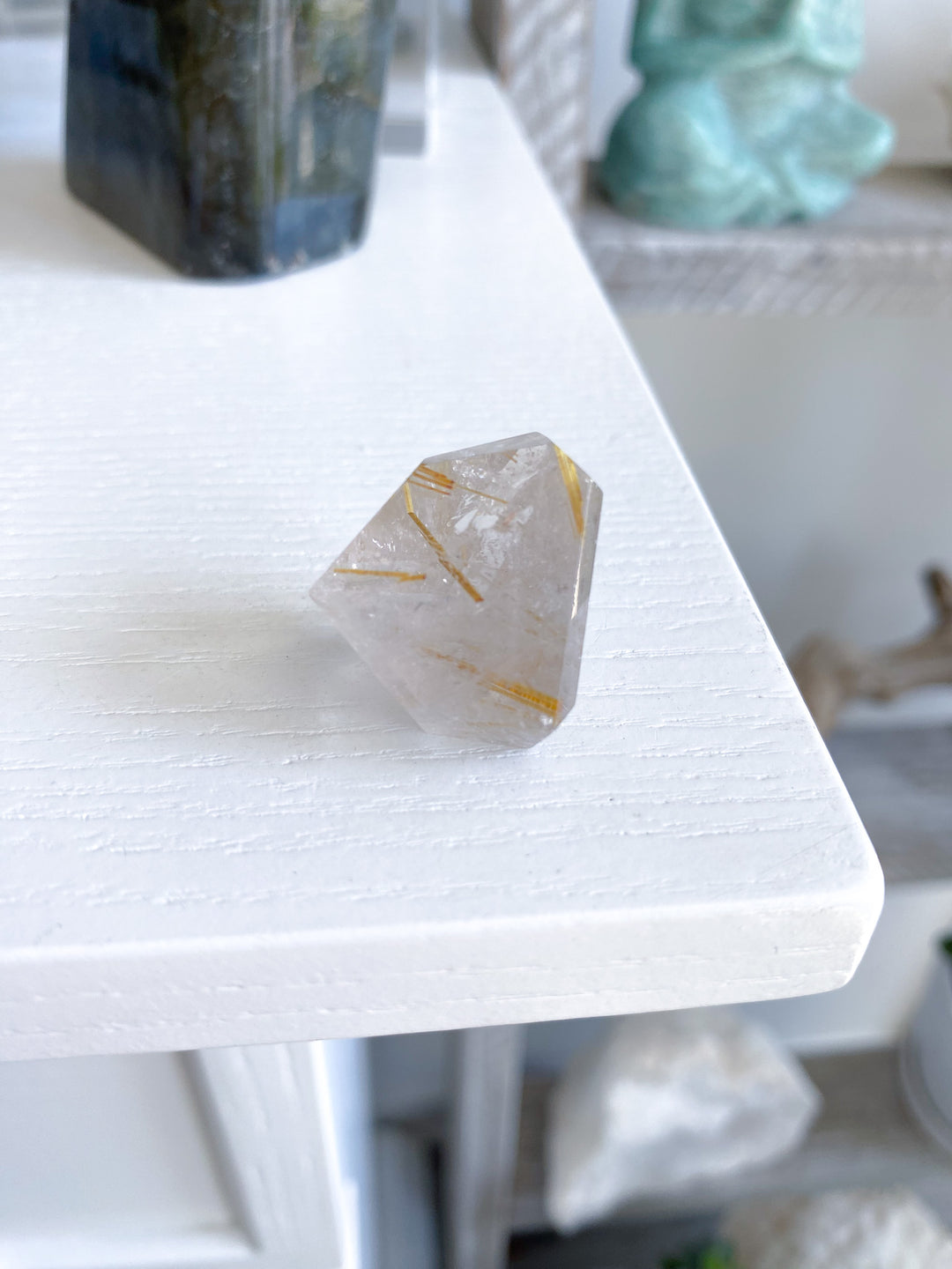 Small Golden Rutile Mini Freeform 