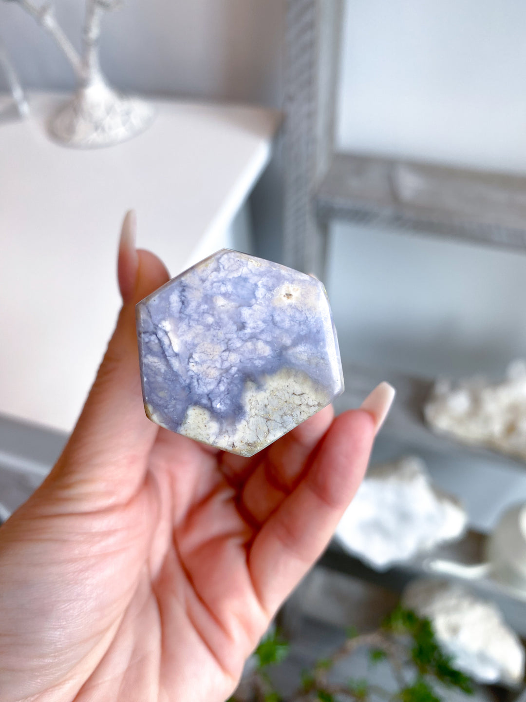 5" Purple Chalcedony Tower #1