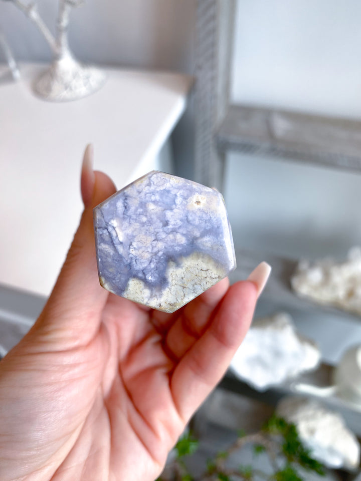 5" Purple Chalcedony Tower #1