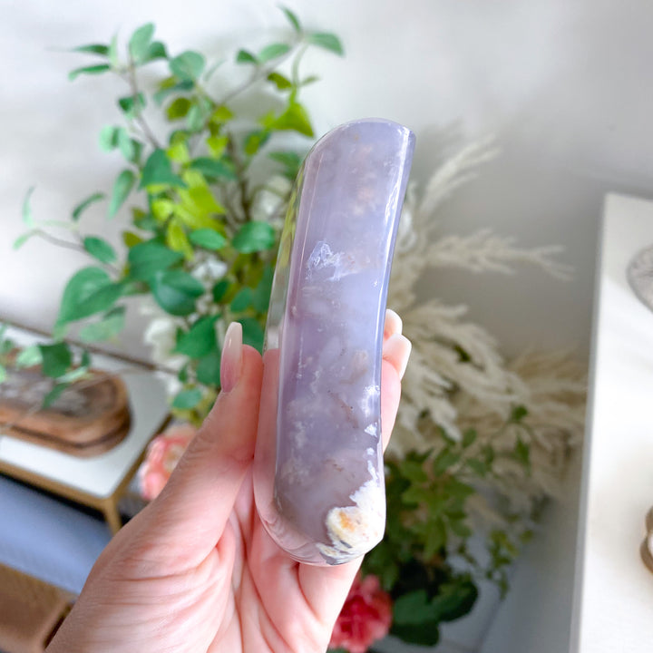 Soothing Grey Agate Moon 