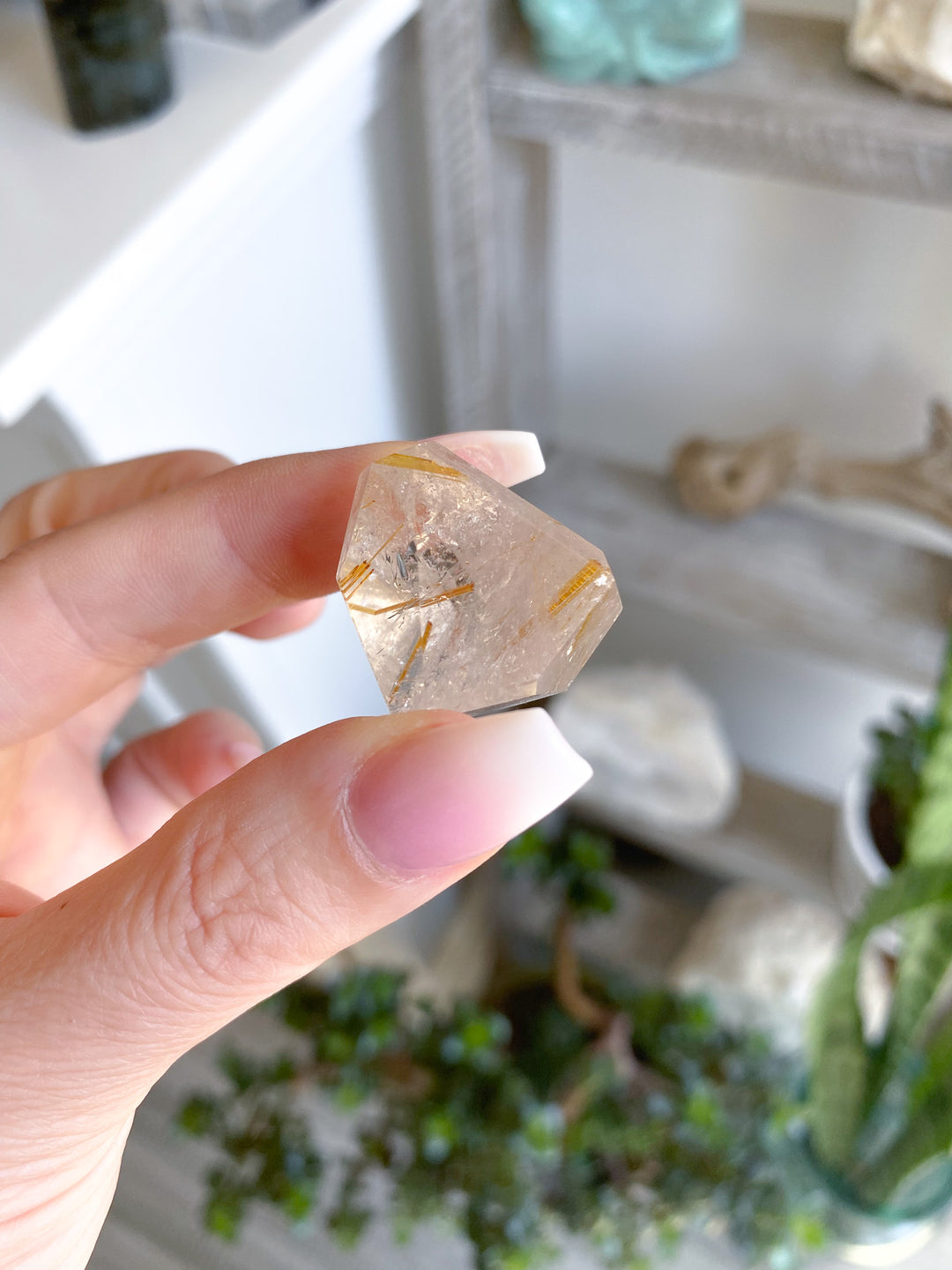 Small Golden Rutile Mini Freeform 