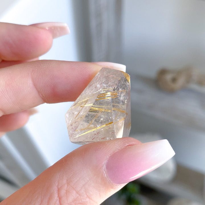 Small Golden Rutile Mini Freeform 