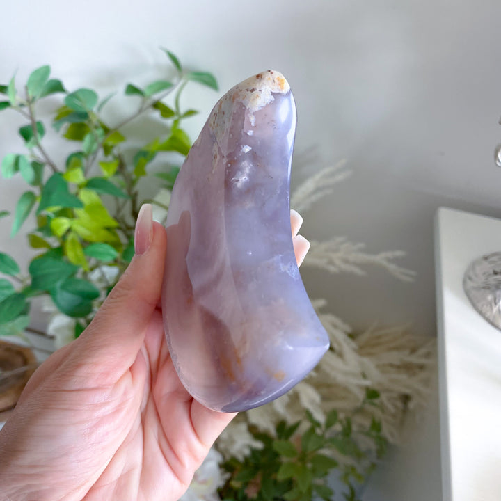 Soothing Grey Agate Moon 