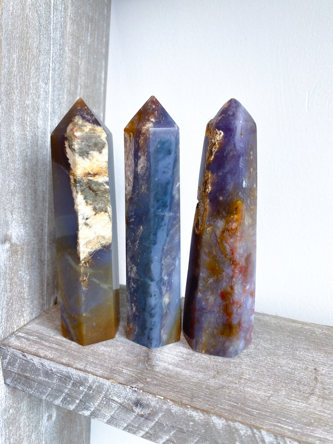 Purple Chalcedony Tower 4.5"