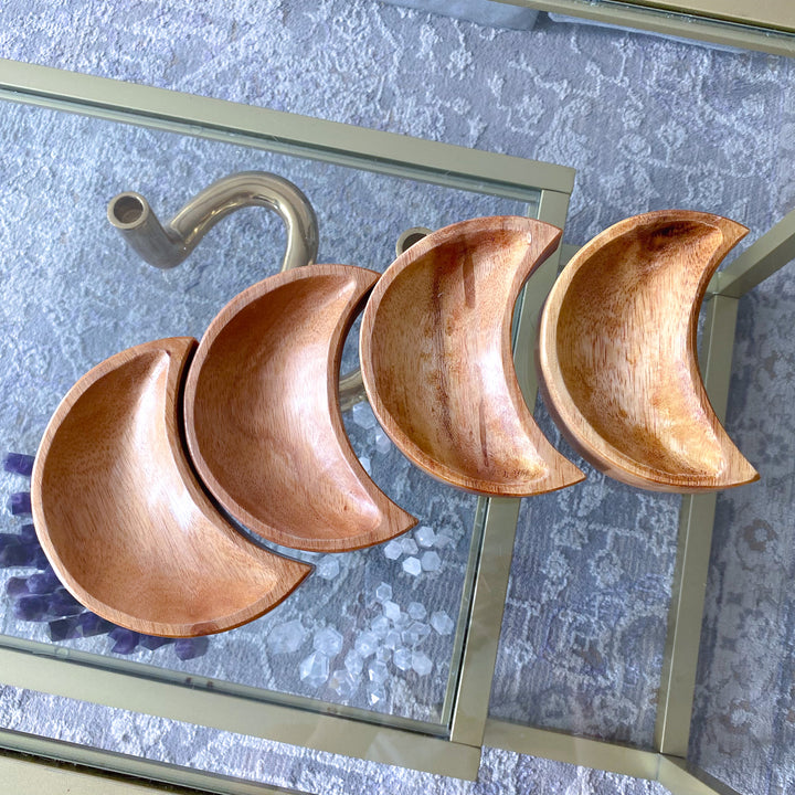 Unique Handmade Moon Wood Bowl