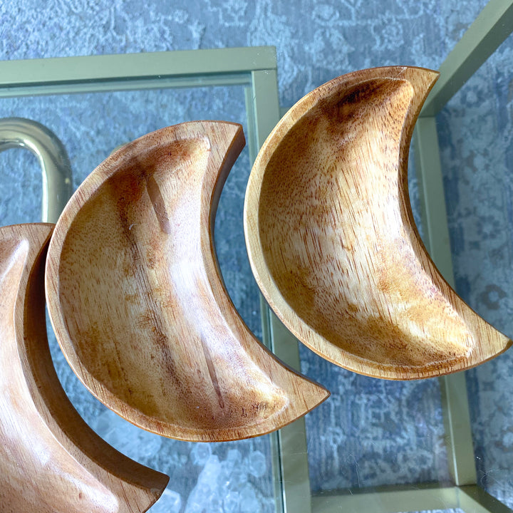 Unique Handmade Moon Wood Bowl