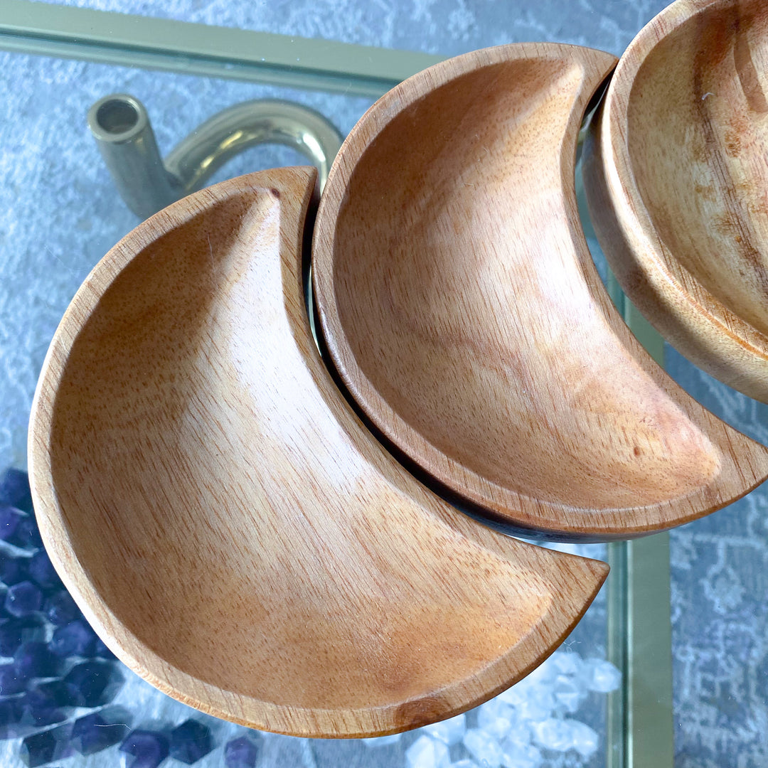 Unique Handmade Moon Wood Bowl