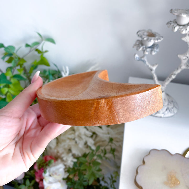 Unique Handmade Moon Wood Bowl