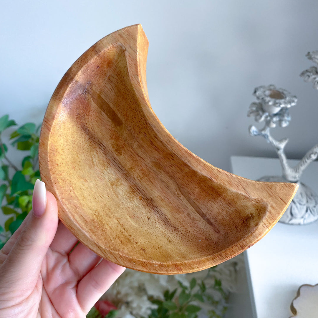Unique Handmade Moon Wood Bowl
