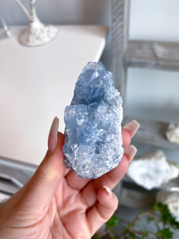 Gemmy Double-sided Celestite Cluster #6