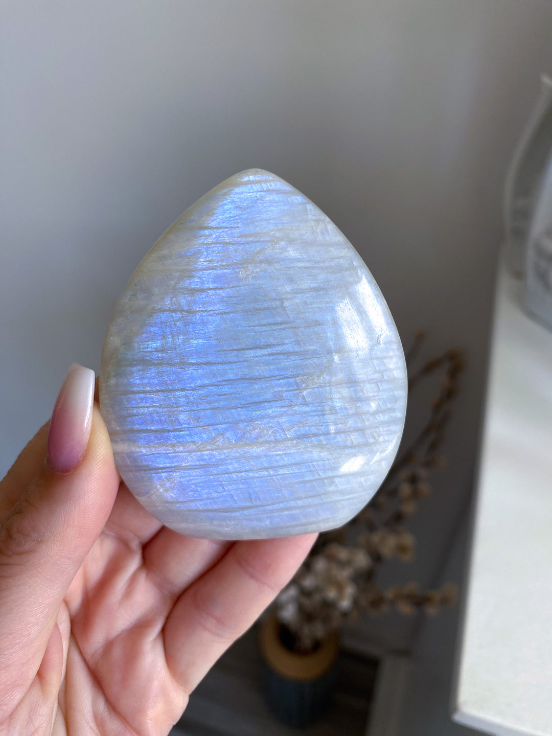 Blue Flash Moonstone Flame 