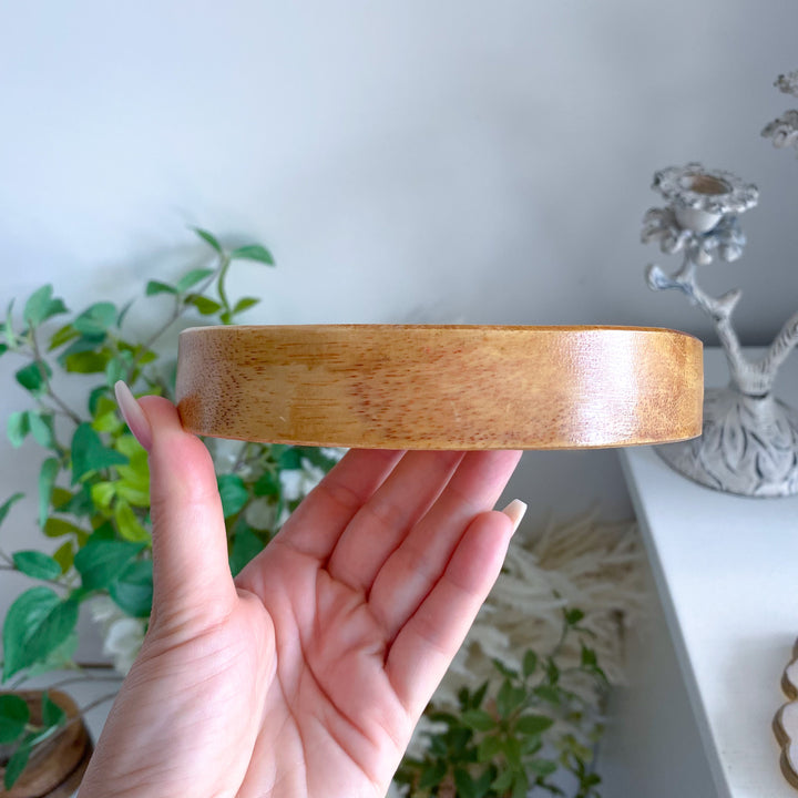 Unique Handmade Moon Wood Bowl