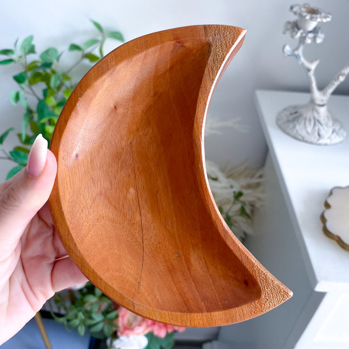 Unique Handmade Moon Wood Bowl