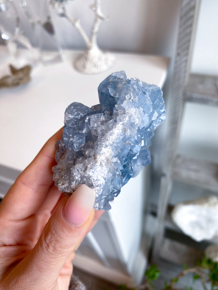 Gemmy Double-sided Celestite Cluster #6