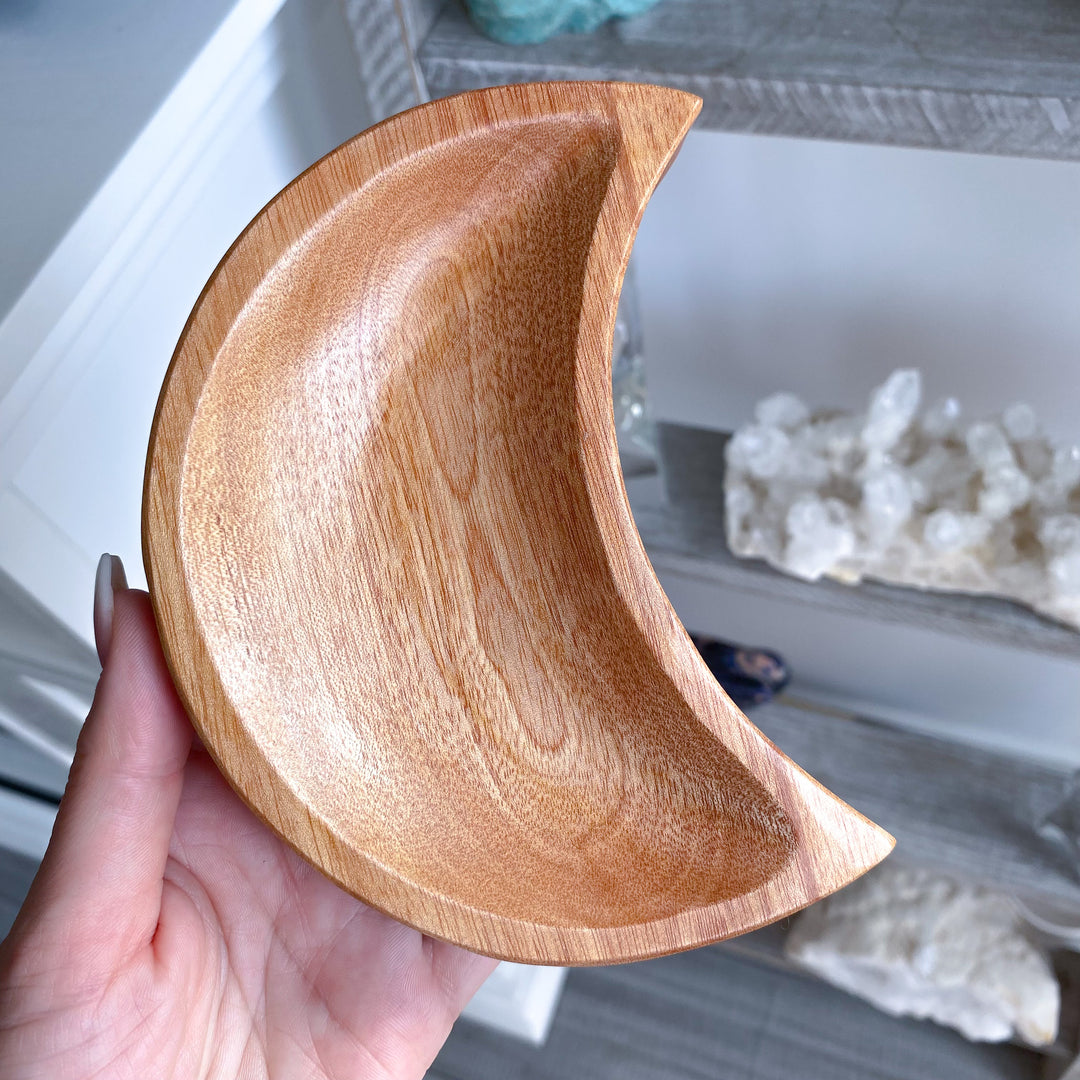 Unique Handmade Moon Wood Bowl