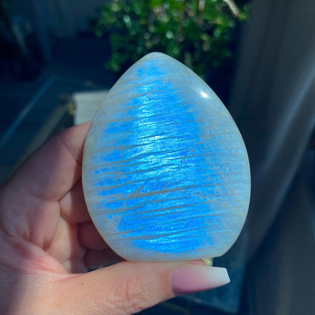 Blue Flash Moonstone Flame 
