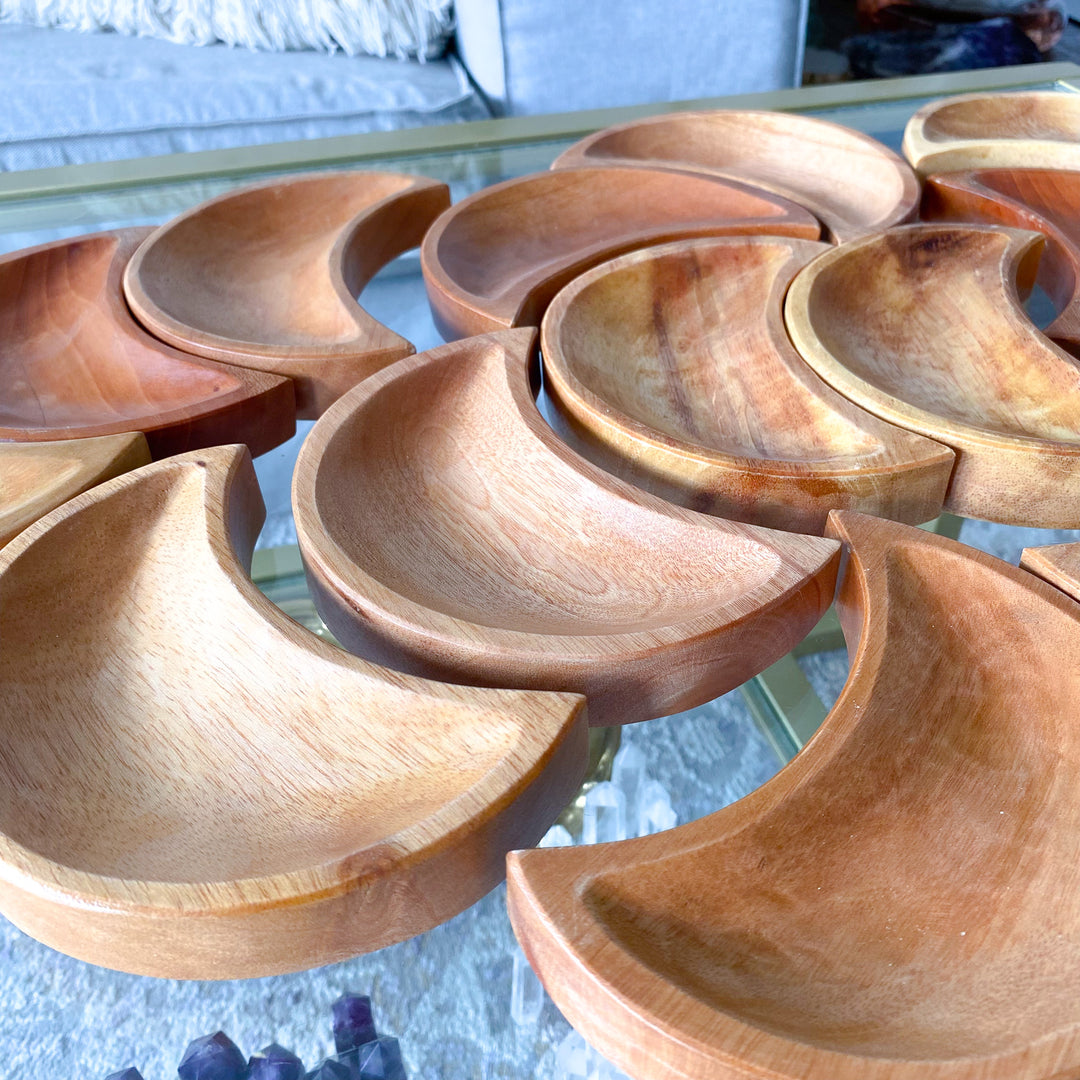 Unique Handmade Moon Wood Bowl