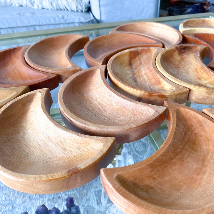 Unique Handmade Moon Wood Bowl
