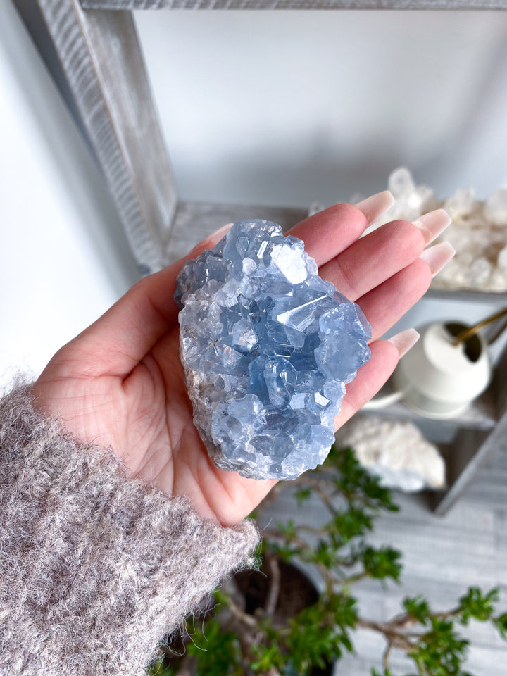 Gemmy Double-sided Celestite Cluster #6