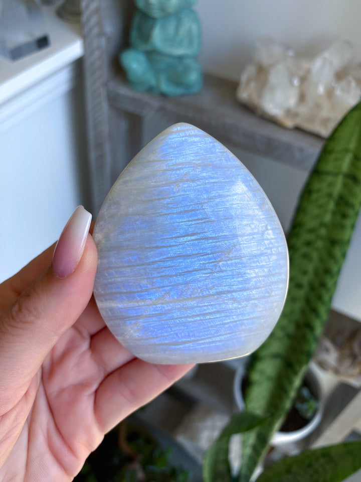 Blue Flash Moonstone Flame 