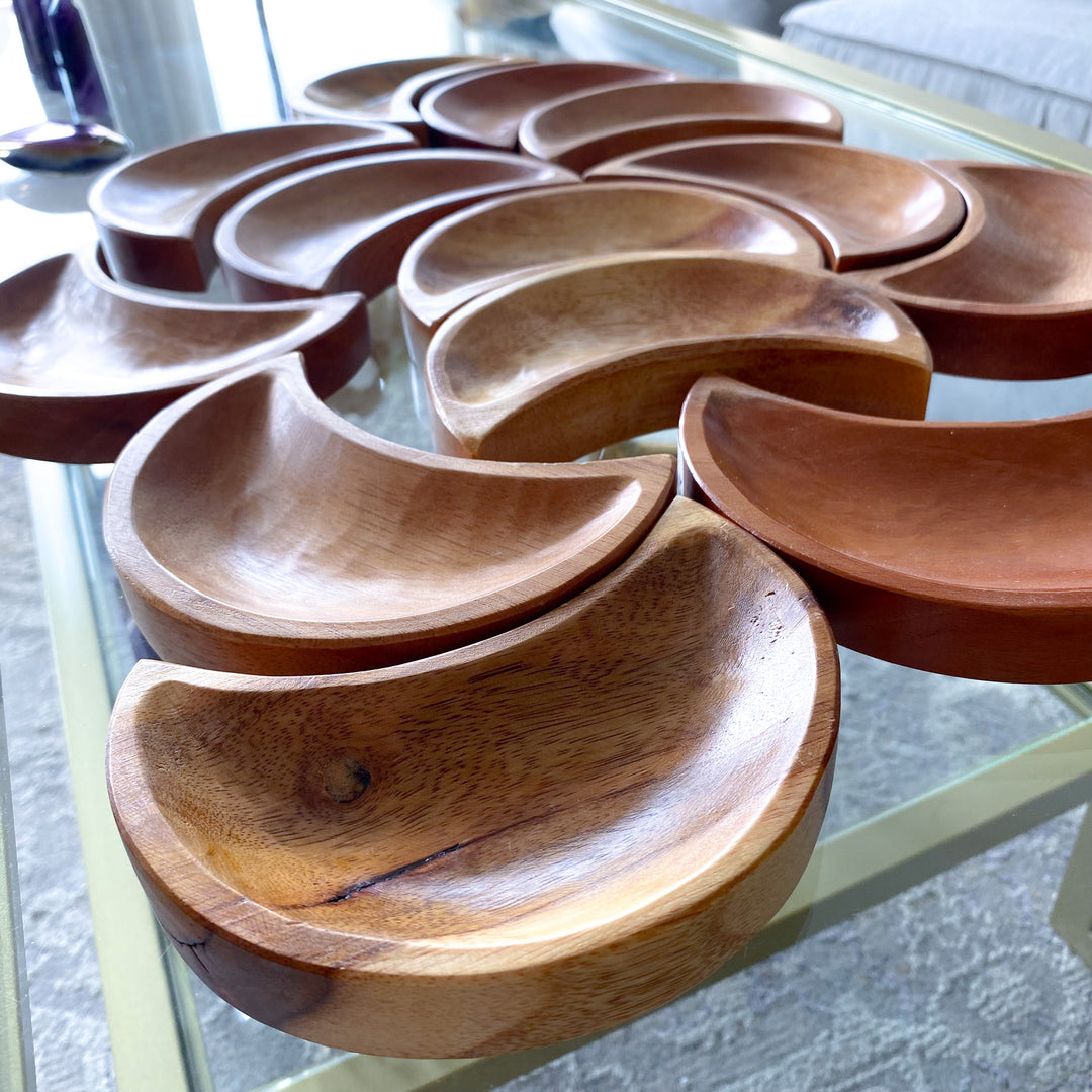 Unique Handmade Moon Wood Bowl