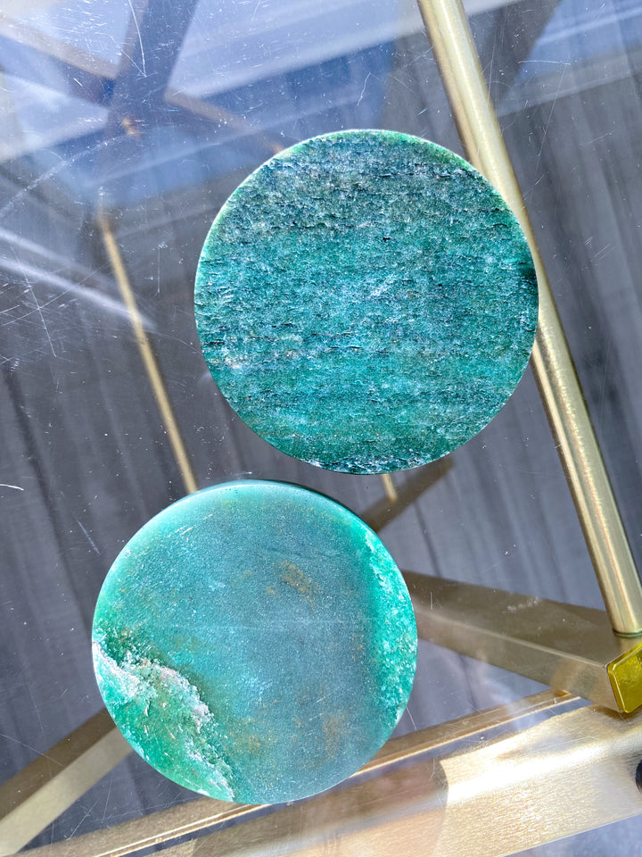 Green Aventurine Charger / Coaster 3"