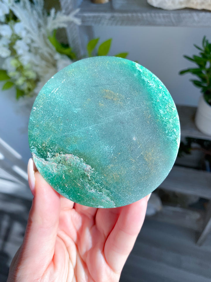Green Aventurine Charger / Coaster 3"