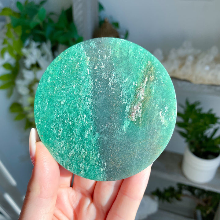 Green Aventurine Charger / Coaster 3"
