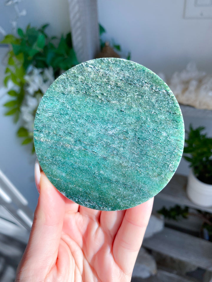 Green Aventurine Charger / Coaster 3"