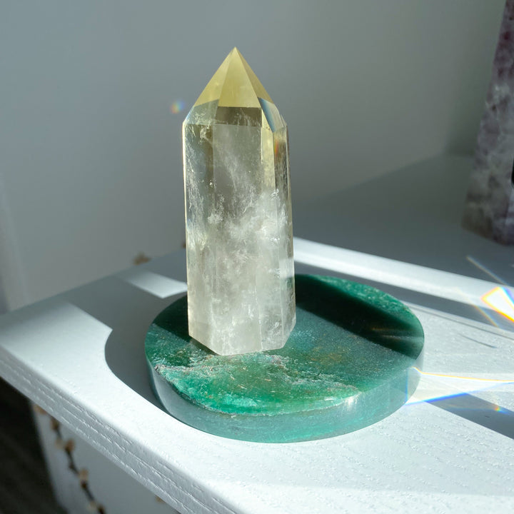 Green Aventurine Charger / Coaster 3"