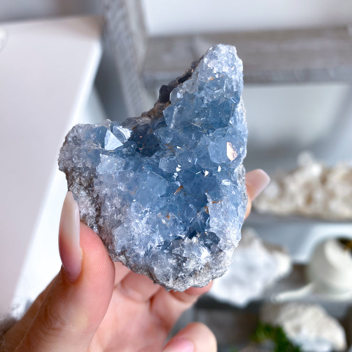 Small Celestite Cluster - #26