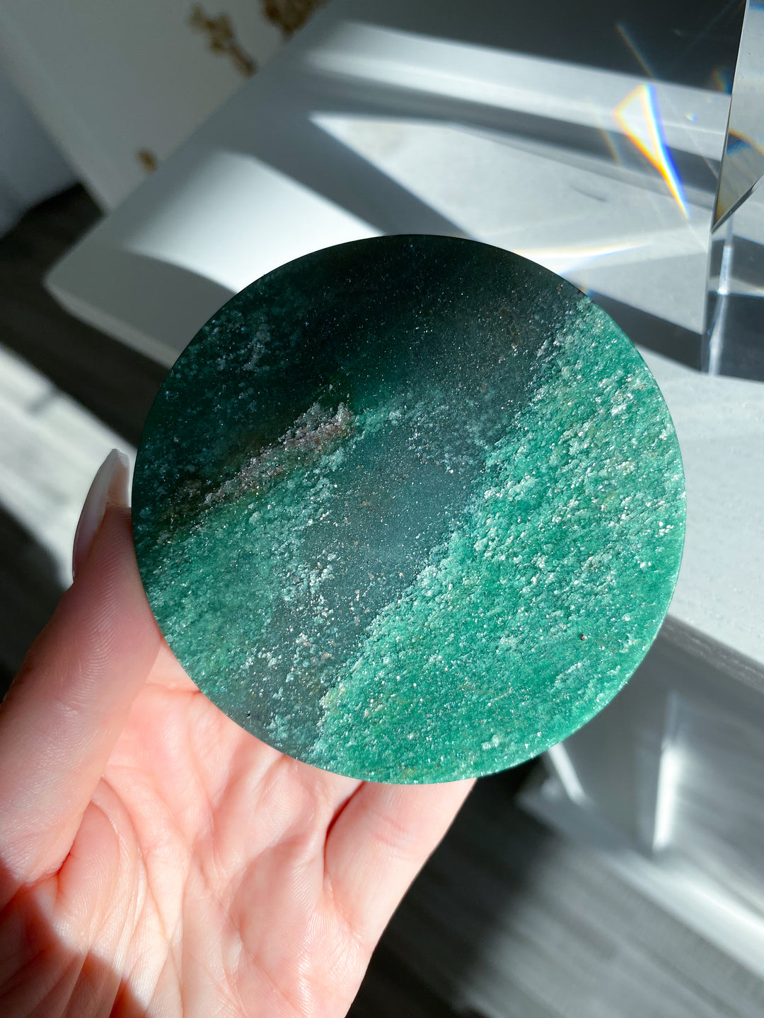 Green Aventurine Charger / Coaster 3"