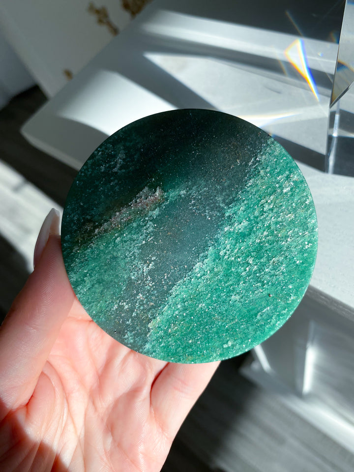 Green Aventurine Charger / Coaster 3"