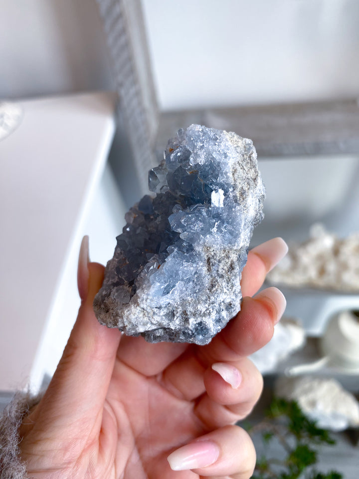 Small Celestite Cluster - #26
