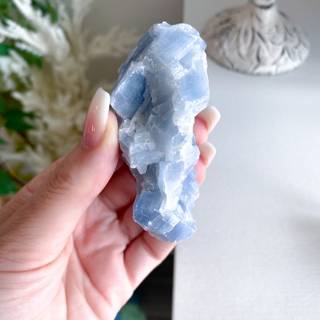 Long Blue Calcite Rough Piece