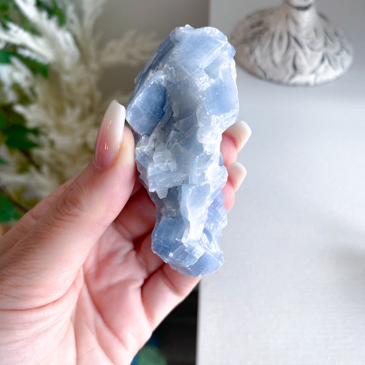 Long Blue Calcite Rough Piece