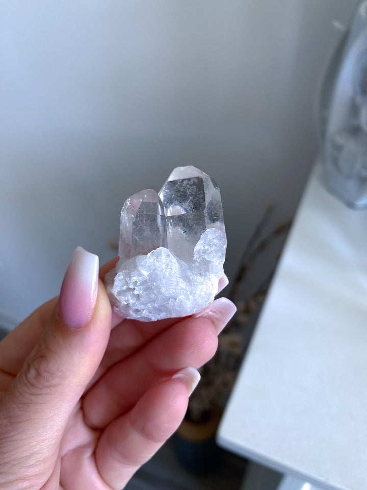Clear Quartz Twin Cluster