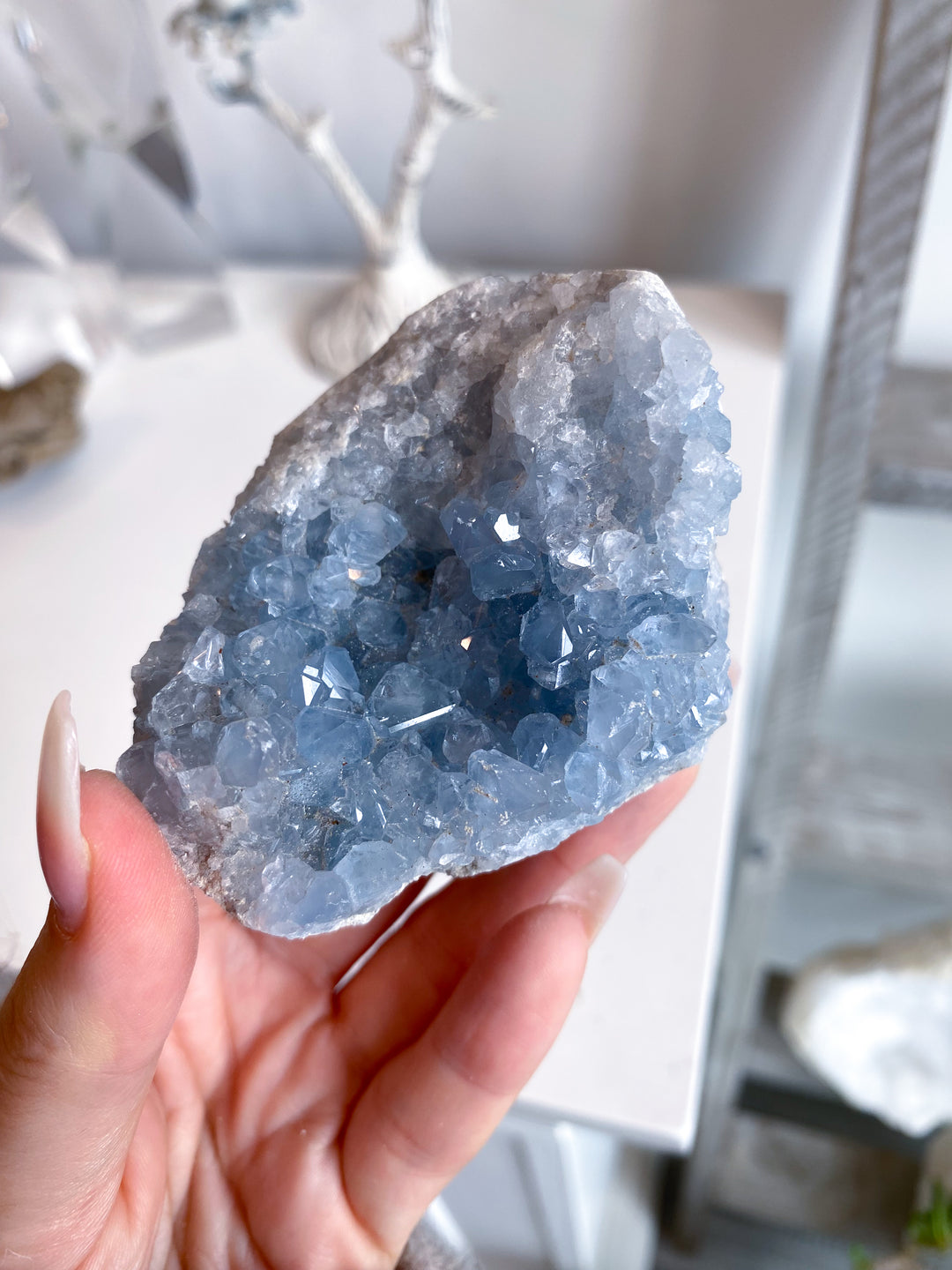 Standing Celestite Cluster #10