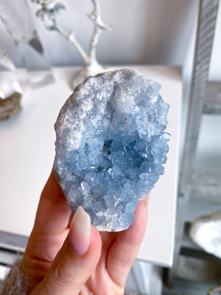 Standing Celestite Cluster #10