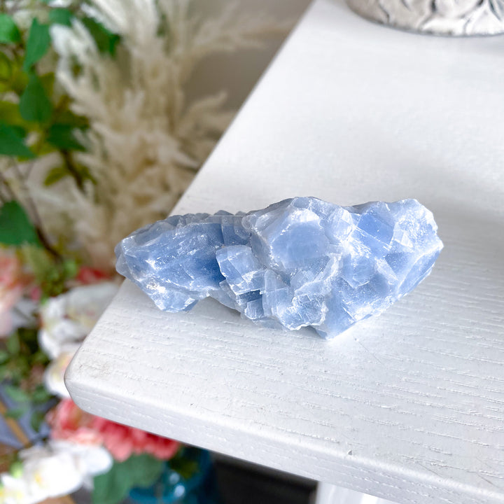 Long Blue Calcite Rough Piece