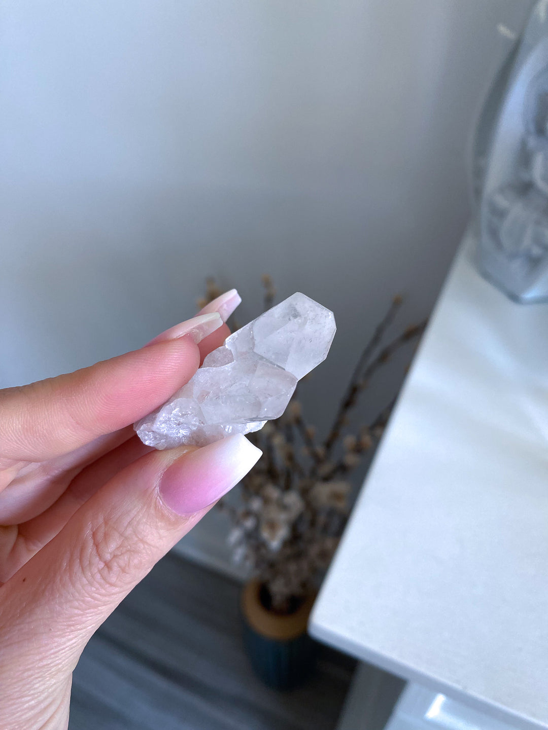 Clear Quartz Twin Cluster