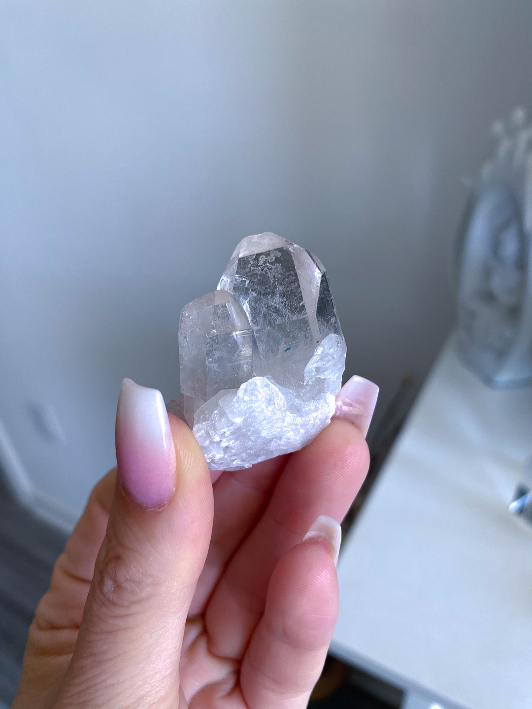 Clear Quartz Twin Cluster