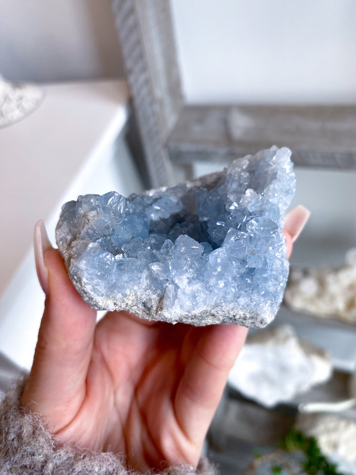 Standing Celestite Cluster #10