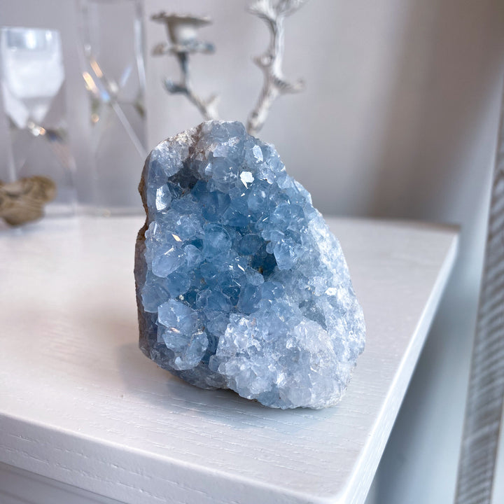 Standing Celestite Cluster #10