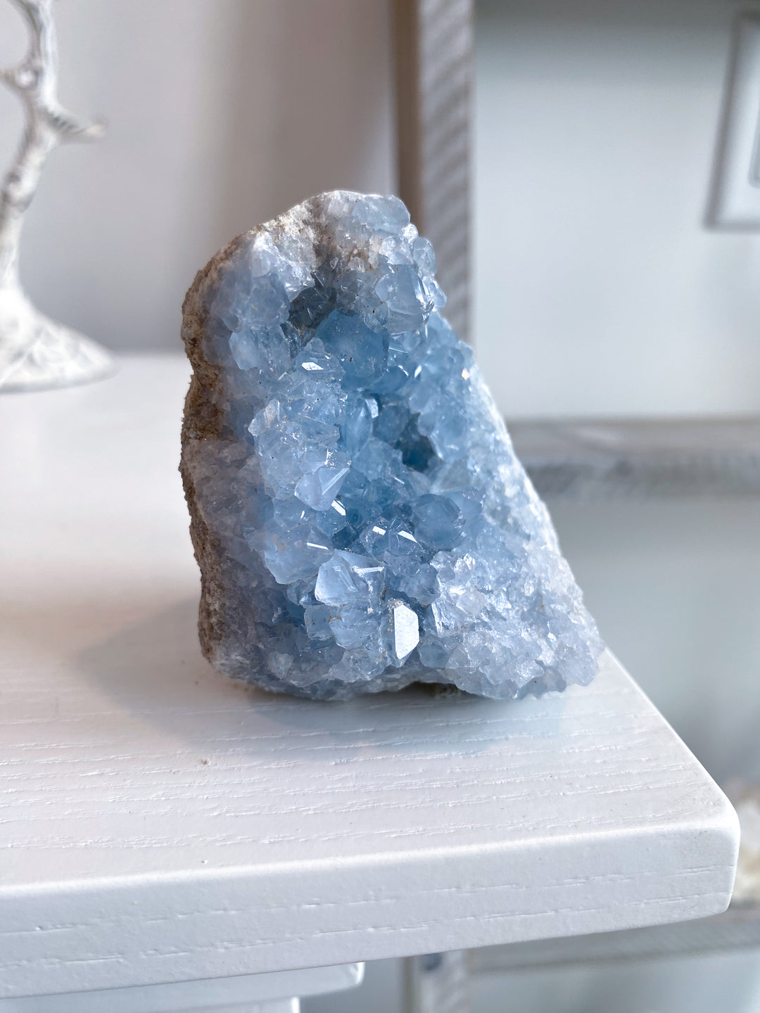 Standing Celestite Cluster #10