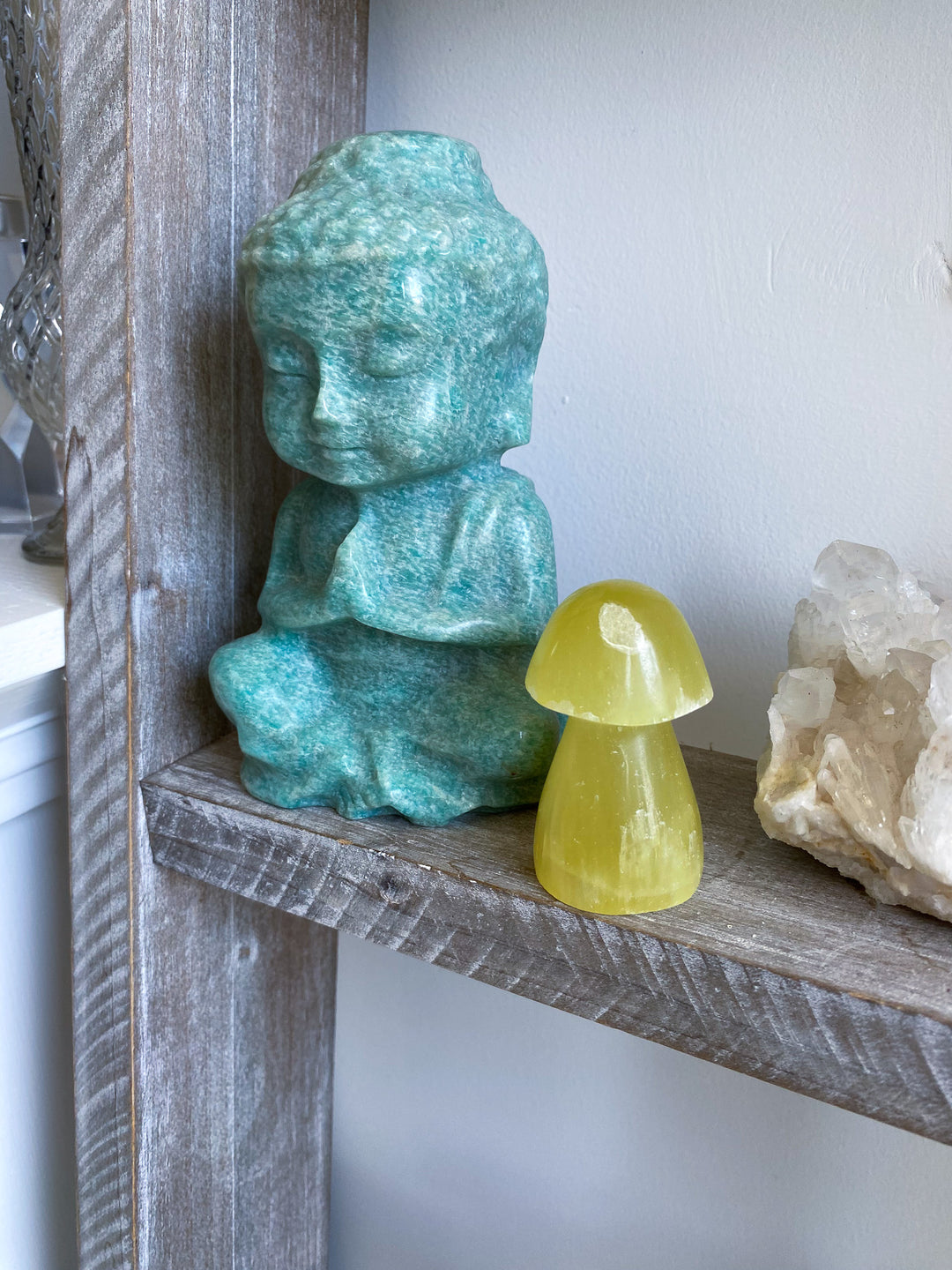 Large Yellow Calcite Mushroom